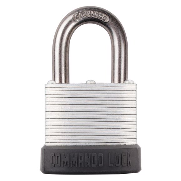 Candlock Commando Lock de acero laminado, 7,62 cm de alto x 4,45 cm de ancho x 2,54 cm de largo