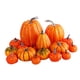 thumbnail image 5 of Calabazas artificiales de imitación, calabazas decorativas de cosecha de otoño para estante de Festival, decoración de Halloween y Acción de Gracias, Naranja, 5 of 5