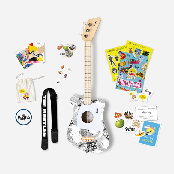 Guitarra Loog Mini Acústica Beatles de 3 Cuerdas para Niños a partir de 3 años