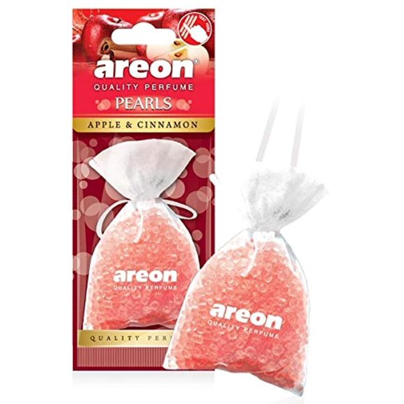 Ambientador AREON Pearls Manzana y Canela Pack de 3