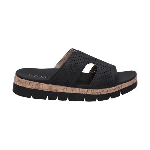 Sandalia Mujer Negro Valentina Police