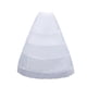 thumbnail image 4 of Crinolina de Boda Enagua para Vestido de Novia con Cintura Elástica Resistente Aro de Acero Adecuada para Presentaciones Fiestas Bodas Disfraces 4 aros, 4 of 5