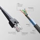 thumbnail image 4 of Cable USB LORDTRONICS CBA-U01-S07ZAR 2m Gris, 4 of 5