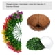 thumbnail image 3 of Cesta colgante artificial con plantas y flores HyeFlora Daisy, 3 of 8