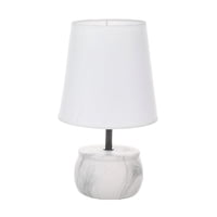 Oem - Lampara De Velador Lampara De Mesa Diseño Marmol Plana Bl