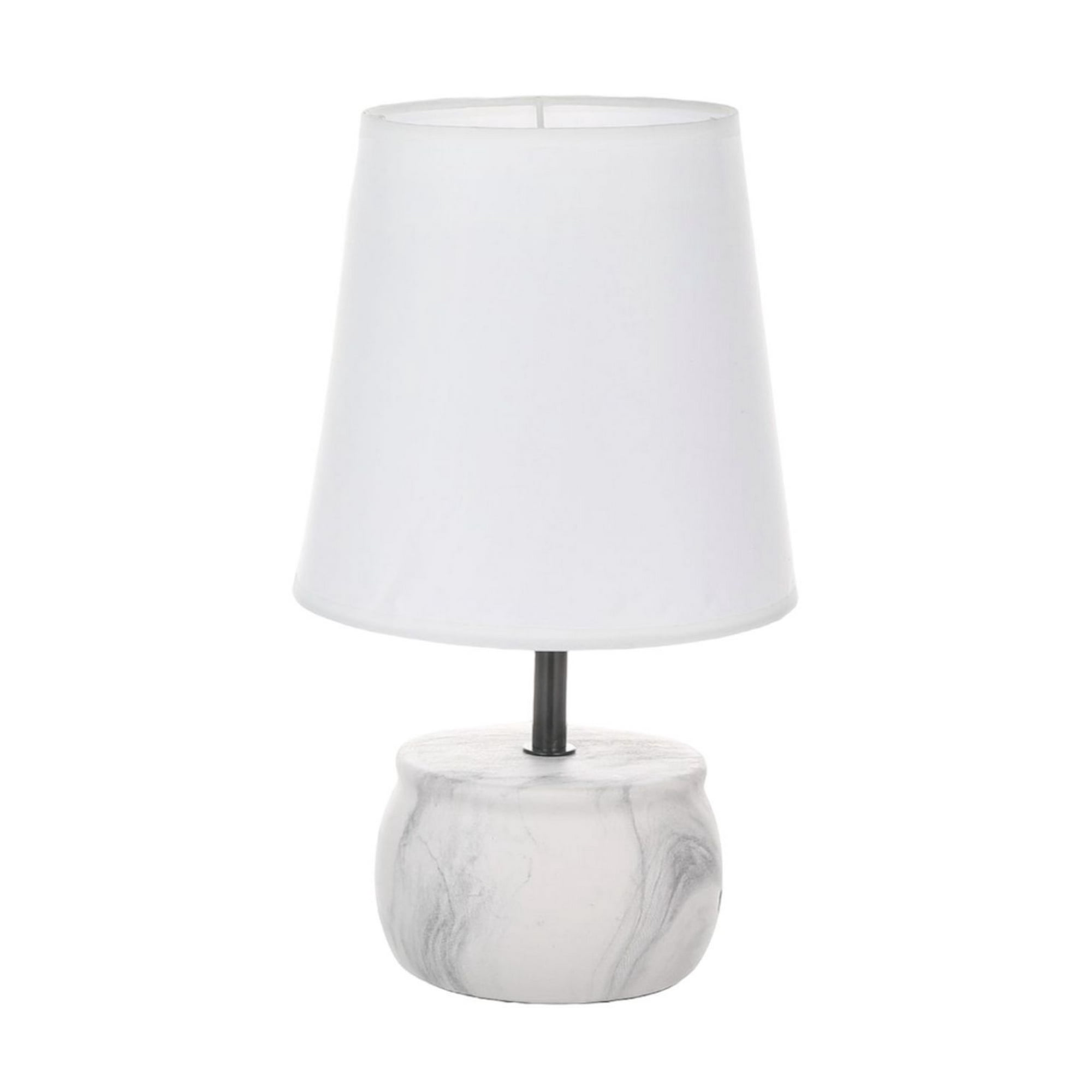 Oem - Lampara De Velador Lampara De Mesa Diseño Marmol Plana Bl