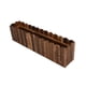 thumbnail image 5 of Maceta de madera maciza, contenedor de plantas, accesorios rectangulares para balcón, caja de madera rústica, macetero para exteriores para ventana de Pequeño, 5 of 5