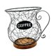 thumbnail image 3 of Portacápsulas De Café De Gran Capacidad, Moderna Cesta De Almacenamiento De Alambre Metálico Con Forma De Taza, Color Negro, 3 of 5