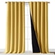 thumbnail image 1 of Cortinas NICETOWN 178 cm x 274 cm Amarillas Pack de 2, 1 of 8