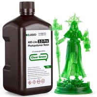 Impresora 3D De Resina Elegoo Abs-Like 3.0 Pro 2000 G, Verde Transparente