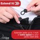 thumbnail image 3 of Extensores de Botón Wardrobe Hackers Pack de 6 Negro, 3 of 8