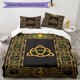 thumbnail image 1 of 3pcs Keltic Knot-Inspired Bedding Set - Includes 1 Cover & 2 Pillowcases, Breathable Polyester, Machine Washable - Perfect for All Seasons S751, Allseason Comfort|Knot Design|Zippered Cover, Bedding S, 1 of 1