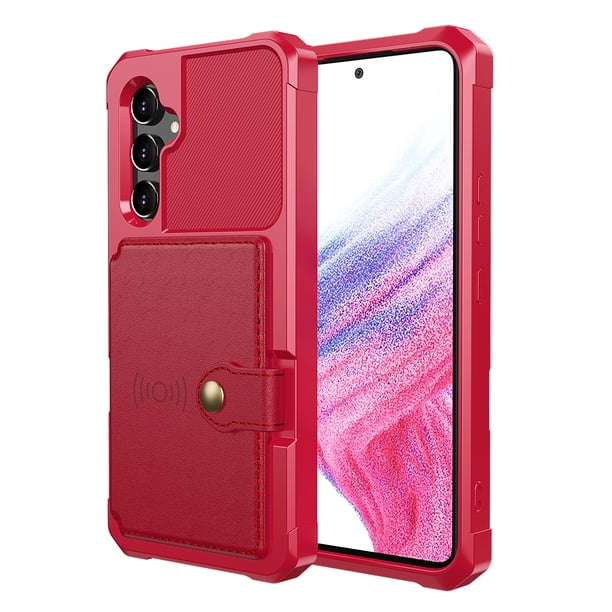 Stylish PU Leather Flip Wallet Cover With Photo Holder - Perfect for Samsung Galaxy A14 5G/A54 5G
