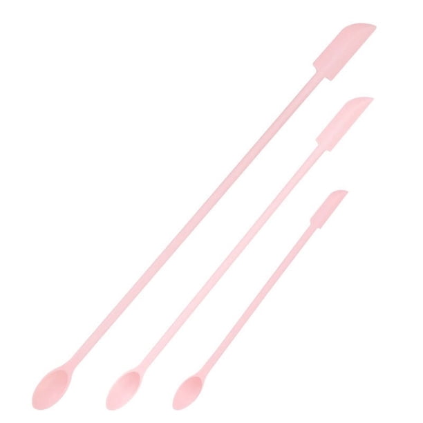 Espátula de belleza, espátula de maquillaje, mini espátula para cosméticos y tarros de cocina, espátula de silicona pequeña Last Drop