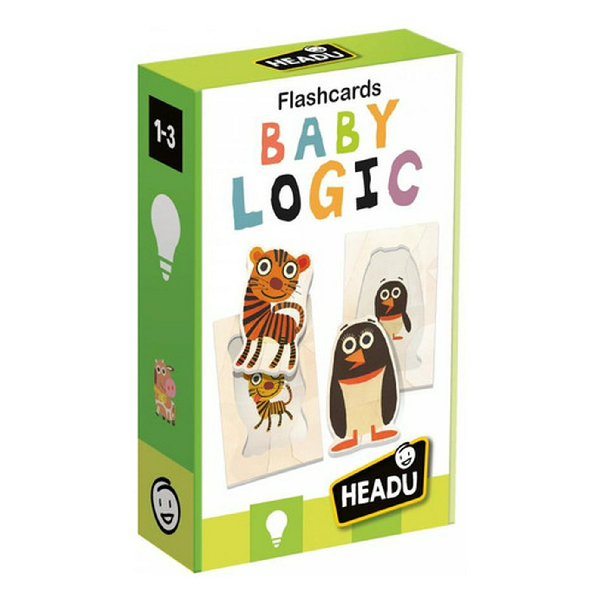 Flashcards Lógica Para Bebés Inglés Headu
