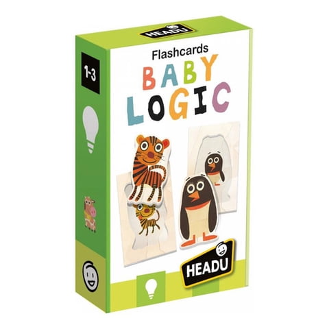 Flashcards Lógica Para Bebés Inglés Headu
