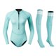 thumbnail image 5 of Mujeres Traje De Neopreno De Neopreno De 2 Mm Traje De Bikini De Buceo Calcetines Cortos Y Calcetines De Aleta Azul Claro S, 5 of 5