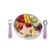thumbnail image 2 of Utensilio para alimentación Set De 4 Cubiertos Gato Y Bulldog Morado y Gris, 2 of 4