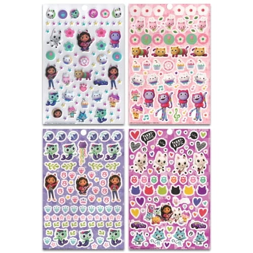 Libro de pegatinas para casa de muñecas Gabby's Dollhouse Paquete con más de 300 pegatinas