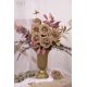 thumbnail image 4 of Flores artificiales N&T NIETING rosas marrones x25 con tallo de 18 cm, 4 of 5