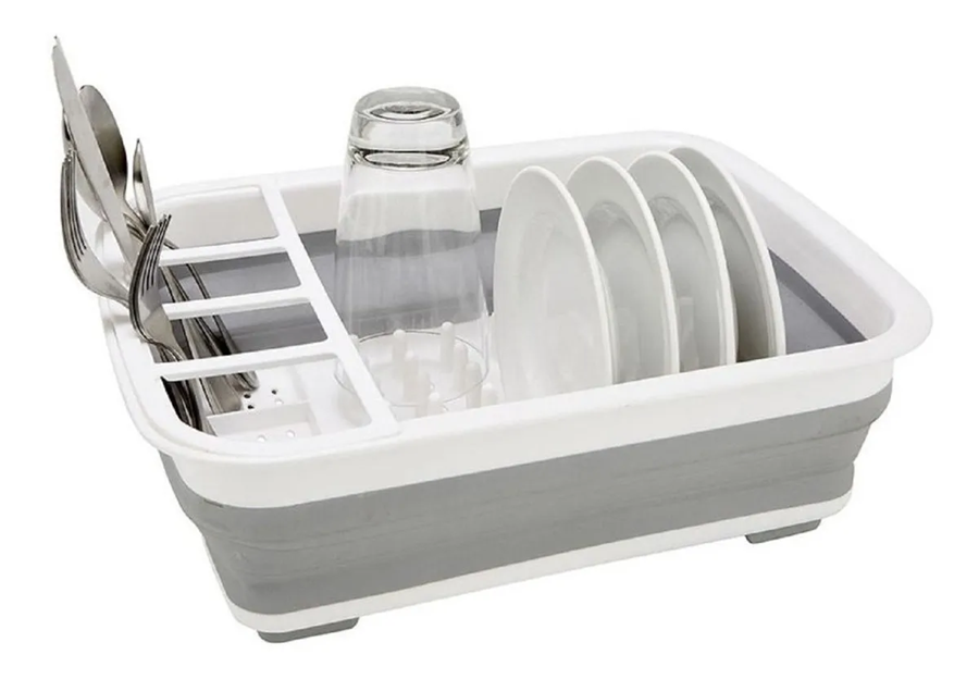 Genérico - Pack Escurridor Loza Con Dispensador Lavaloza