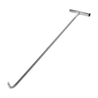 Bothyi - Herramienta De Gancho De Alcantarilla Para Trampolín, Cubierta De Alcantarilla Abierta, Gancho Único De Acero Resistente, Afilado De 38Cm