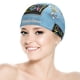 thumbnail image 5 of ChalkZone Gorro de Natación de Licra, Gorro de Baño de Tela Cómoda, Gorro Elástico Antideslizante para Hombres, Mujeres y Niños, 5 of 6