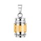 thumbnail image 2 of Budismo De Acero De Titanio Shurangama Mantra Colgantes Dijes Collar Dorado, 2 of 5