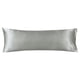 thumbnail image 2 of Funda De Almohada De Cuerpo Satinado Sin Cremallera 20x54 Pulgadas Para La Piel Del Dormitorio Relajante Gris Claro, 2 of 5