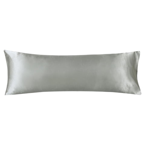 Magideal - Funda De Almohada De Cuerpo De De Fibra De Poliéster 51X137Cm Sin Cremallera Funda De Almohada Larga Suave Para Dormitorio Boda Viajes Lavable A , Gris Claro