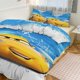 thumbnail image 1 of Cars Lightning McQueen Boys 3 Piece Bedding with 1 Flat Sheet And 2 Pillowcases Twin Bed Sheets, 1 of 5