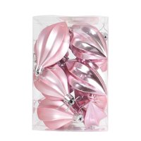 Magideal - 8X Colgante De Navidad Colgante De Árbol De Navidad Decoración De Navidad Decoraciones De Árbol Para Vacaciones Jardín Acción De Gracias Sala De Estar Rosa