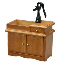 Magideal - 1/12 Casa De Pequeña Sala De Fregadero En Miniatura Juguete De Simulación Con Grifo Niñas Regalos Muebles Bjd Muñeca Decoración Casa De