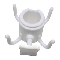 Ioensy - Soporte De Gancho Para Colgar Sombrilla De Playa Ajustable Para Toallas Camping Playa Blanco