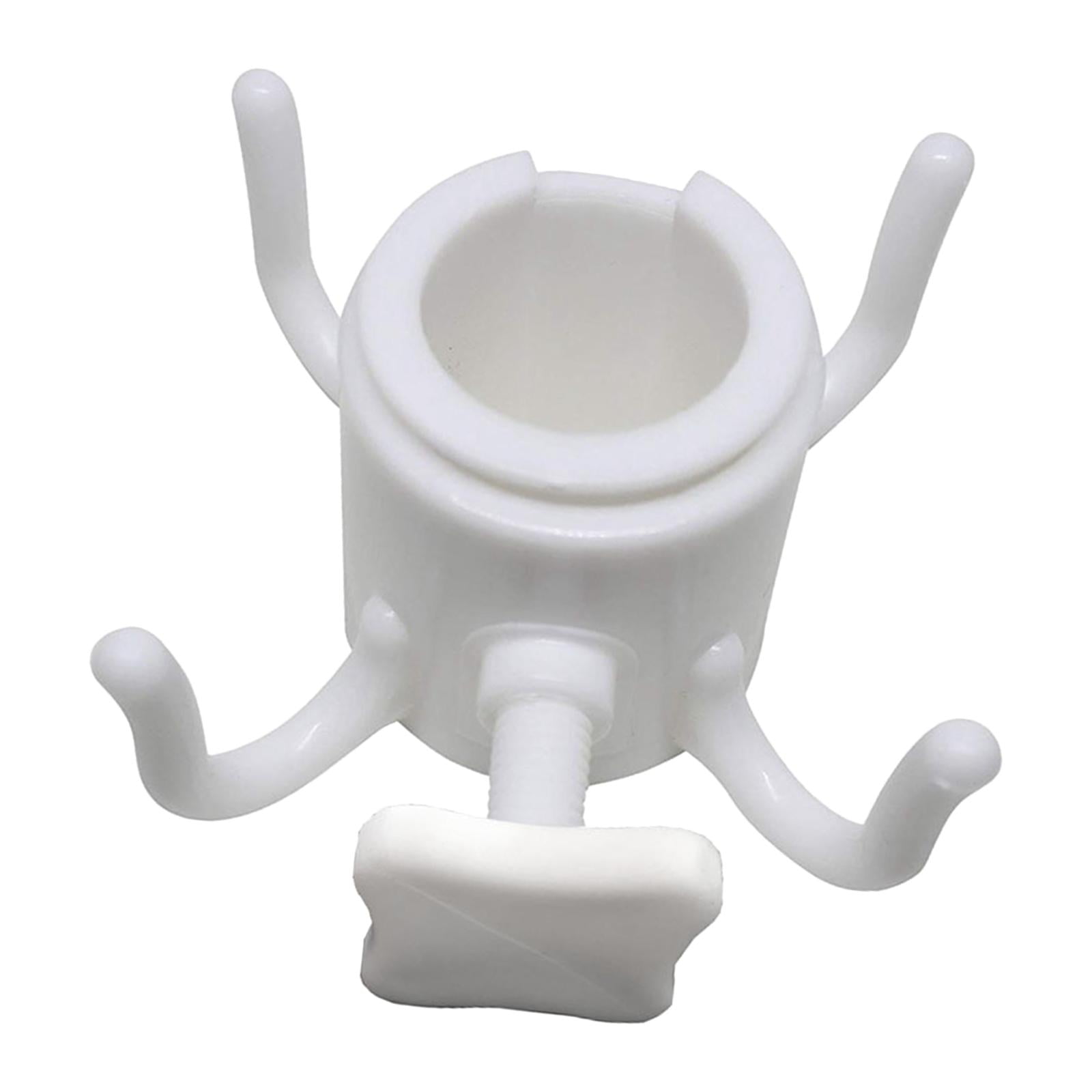 Ioensy - Soporte De Gancho Para Colgar Sombrilla De Playa Ajustable Para Toallas Camping Playa Blanco