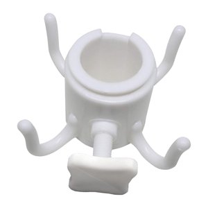 Ioensy - Soporte De Gancho Para Colgar Sombrilla De Playa Ajustable Para Toallas Camping Playa Blanco