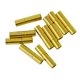 thumbnail image 4 of 10 Juegos De Broches De Presión De Bayoneta De Cuero De 3 Mm, Extremos De Cordón De Cuero, Joyería DIY, Oro, 4 of 5