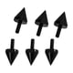 thumbnail image 4 of 6 Unids 5mm Tornillos De Parabrisas De Motocicleta Universal Tornillos De Punta Tuercas Negro, 4 of 5