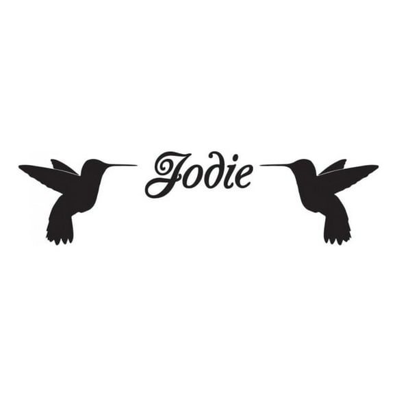 Decomural Personalised Name Hummingbird Bird WS-44289