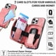 thumbnail image 2 of Funda Tipo Cartera con Correa Cruzada para iPhone 16 Pro Protección Contra Golpes Rosa, 2 of 5