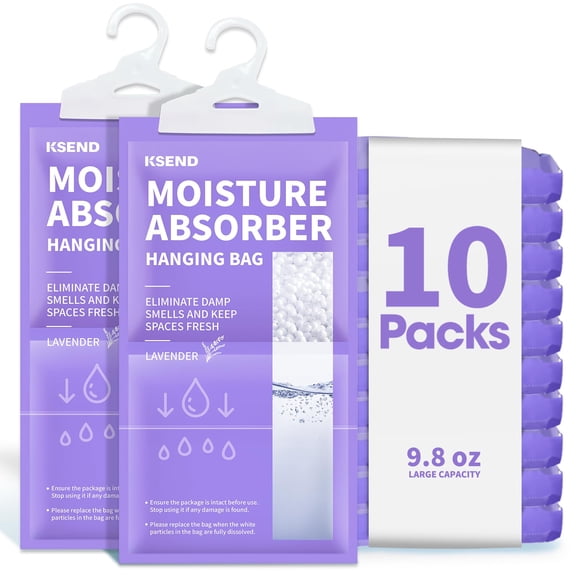 Absorbedor De Humedad Paquete De 10 Bolsas Deshumidificadoras De 290 Ml