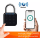 thumbnail image 3 of Candado de seguridad digital inteligente con clave y app, negro, 3 of 3