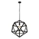 thumbnail image 3 of Lámpara Colgante Elegant Lighting Redmond Hierro Negro 50 cm, 3 of 6