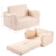 thumbnail image 2 of Sillas para niños MOMCAYWEX Sofá sherpa suave 2 en 1 para niños pequeños, 2 of 8