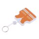 thumbnail image 4 of yate vela canotaje flotante llavero llavero llavero chaleco blanco naranja, 4 of 5