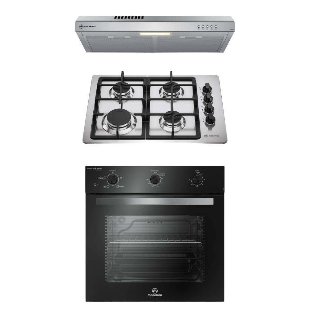 Kit Empotrable Horno OM6TB + Encimera KM4CX + Campana DM6SS