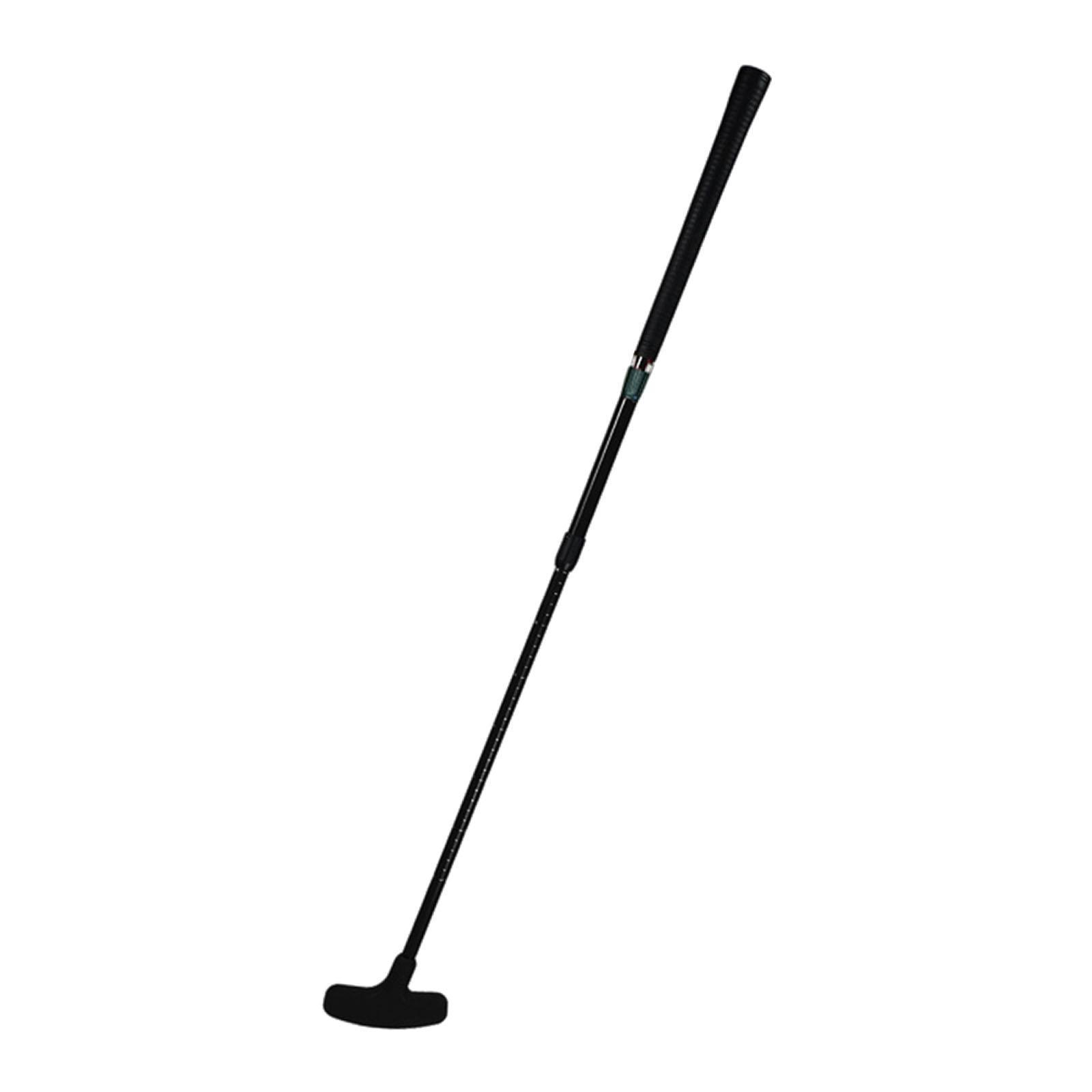 Ioensy - Putter De Golf Retráctil De Aleación De Aluminio Para Niños, Palo De Golf Para Oficina, Césped, Interior, Negro