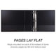 thumbnail image 4 of Binder Durable De 4 Pulgadas Con Anillo En D Negro Con Cierre Paquete De 2, 4 of 7