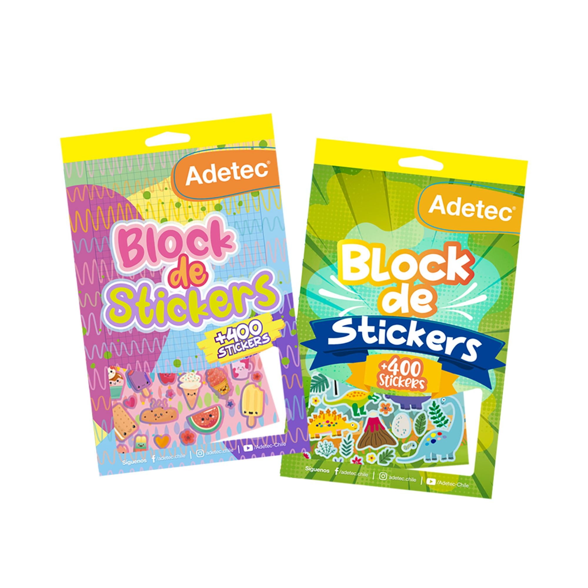 Block De Stickers Niño/niña Adetec