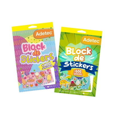 Block De Stickers Niño/Niña  Adetec